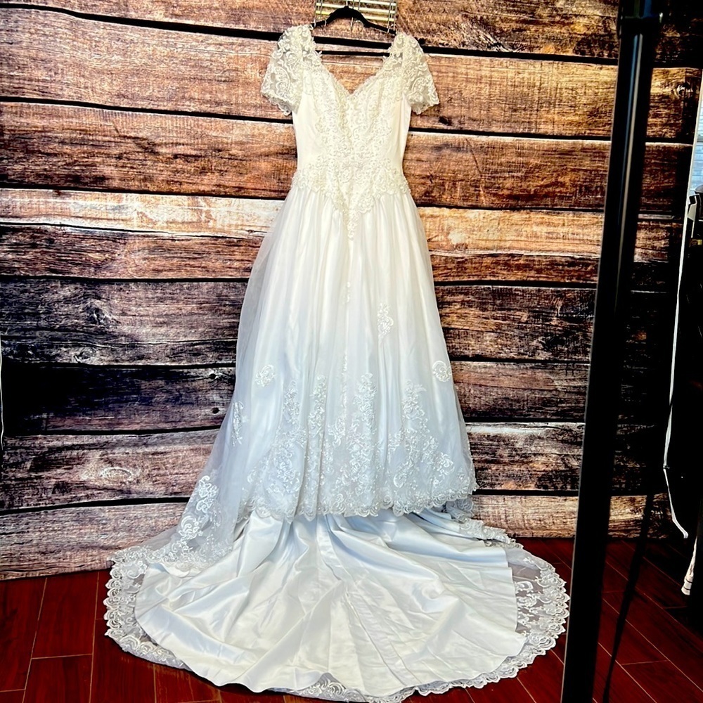 Michael Angelo wedding gown size 10”